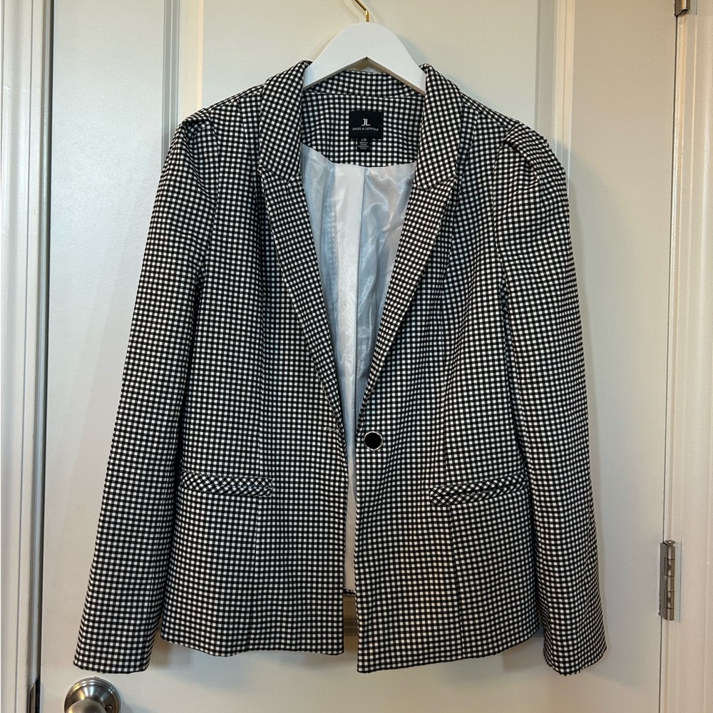 Jules & Leopold Checkered Blazer